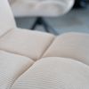 HOME DELUXE Esszimmerstuhl drehbar CordNODA – 4er Set Creme Bild 3