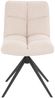HOME DELUXE Esszimmerstuhl drehbar CordNODA – 4er Set Creme Bild 4