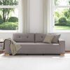 vidaXL 3-Sitzer-Sofa Taupe 220 cm Stoff 4105094 Bild 3