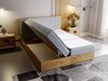 GRAINGOLD Forest Bett 160x200, Boxspringbett mit zwei Bettkästen, Velvet-Stoff, mit Kopfteil, Hellgrau Bild 4