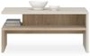 IDIMEX Couchtisch PAULINA, Beistelltisch 90x60 cm mit und offenem Fach Kaschmir/Cremona Eiche Bild 4