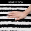 OTTO home Badematte Streifen, Badvorleger, Badezimmer Teppich, Höhe 12 mm, rutschhemmend beschichtet, schnell trocknend, fußbodenheizungsgeeignet, Polyester, rechteckig, Scandi, modern, gestreift, Badteppich, Badematten Bild 3