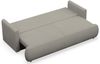 Selsey 'Ovo Mini' 3-Sitzer Schlafsofa mit Bettkasten, Chenille Easy-Clean, hellgrau Bild 4
