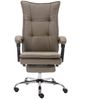 vidaXL Massage-Bürostuhl Taupe Stoff [20373] Bild 2