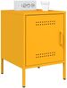 vidaXL Nachttische 2 Stk. Senfgelb 36x39x50,5 cm Stahl 842917 Bild 3