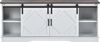 TV-Schrank 150x40x60 cm in Braun-Weiß mit Schiebetüren, 3-fach verstellbaren Böden und viel Stauraum Bild 5