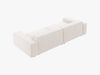 Micadoni Sofa Jodie 4-Sitzer Strukturierter Stoff Megan Helles Beige Bild 4