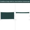Klemmmarkise 400 cm breit Balkonmarkise ohne Bohren UV-beständig höhenverstellbar Grün Bild 4