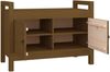 vidaXL Flurbank Honigbraun 80x40x60 cm Massivholz Kiefer 821782 Bild 4