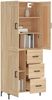vidaXL Highboard Sonoma-Eiche 69,5x34x180 cm Holzwerkstoff 3200004 Bild 3