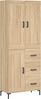 vidaXL Highboard Sonoma-Eiche 69,5x34x180 cm Holzwerkstoff 3200004 Bild 2