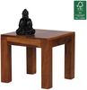 Couchtisch Massivholztisch AMAR 45x45cm Holz Sheesham Landhaus-Stil Bild 2