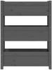 vidaXL Pflanzkübel Grau 77x25x104,5 cm Massivholz Kiefer 823936 Bild 5