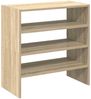 vidaXL Schuhregale 2 Stk. Stapelbar Sonoma-Eiche 60x30x30,5 cm 858862 Bild 2