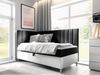 Boxspringbett Chapeni 'Junior 3' schwarz 100x200 cm Links Bild 2