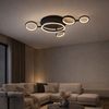 LED Deckenleuchte, schwarz matt Ringe beweglich, L 79 cm Bild 2