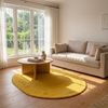 Gabbeh Teppich - Indus »Fenth« 240 x 170 cm - gold - oval Bild 2