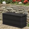 vidaXL Gartenbox Schwarz 117×45×56 cm 43708 Bild 5