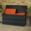 vidaXL Gartenbox Schwarz 117×45×56 cm 43708 Bild 4