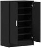 vidaXL Schuhschrank Schwarz Eichen-Optik 60x35x92 cm Holzwerkstoff 862074 Bild 4