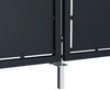 vidaXL Gartentor aus Stahl 350 x 100 cm Anthrazit 144536 Bild 4