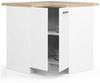 Raumhirsch Furniture Unterschrank Moderner Küchenunterschrank - Platzsparender Eckschrank - Küchenmodul (viele Farbvarianten - Maße 90 - 85 - 46 cm) 2 Türen, moderne Gestaltung, praktischer Stauraum Bild 3