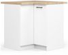 Raumhirsch Furniture Unterschrank Moderner Küchenunterschrank - Platzsparender Eckschrank - Küchenmodul (viele Farbvarianten - Maße 90 - 85 - 46 cm) 2 Türen, moderne Gestaltung, praktischer Stauraum Bild 2