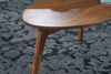 Couchtisch 2er Set Nierenform Holz Wohnzimmertisch Beistelltisch Braun Bild 5