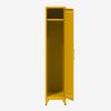 Bisley Fern Locker Garderobenschrank mit Kleiderstange und Hutfachboden, aus hochwertigem, nachhaltigem Stahl hergestellt, 16 mm große Design Lüftungslöcher auf allen Türen, moderner und industrieller Flair, mit integrierten Füßen, H 1800 x B 380 x T 5... Bild 3