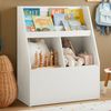 SoBuy KMB83-W Kinderregal, MDF, Lackiert, Weiß, 80 x 100 x 40 cm Bild 2