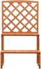 vidaXL Blumentreppe mit Rankgitter Orange 70x42x120cm Massivholz Tanne 314842 Bild 2