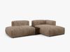 Micadoni Ecksofa Martina 2-Sitzer mit Couchtisch Rechts Kord Eichel Bild 2