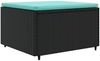 vidaXL 6-tlg. Garten-Lounge-Set mit Kissen Schwarz Poly Rattan 3308212 Bild 5