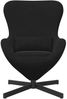 vidaXL Eiersessel Schwarz 63 x 73 x 90 cm Samt 42002762 Bild 4