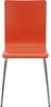 Besucherstuhl Pepe 4 Stühle Orange Bild 4