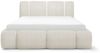 Polsterbett Schlafzimmerbett SPRINGS 120x200cm in Stoff Lambi Creme Bild 4