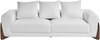 Sofa 3-Sitzer VINLIDEN Bouclé Weiß Bild 4