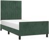 vidaXL Bettgestell ohne Matratze Dunkelgrün 90x190 cm Samt 3125852 Bild 3