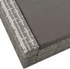 vidaXL Doppel-Sonnenliege Poly Rattan Grau 312155 Bild 5
