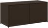 vidaXL Gartentruhe Braun 283L Poly Rattan 365313 Bild 2