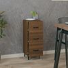 Sideboard, Kommode Braun Eichen-Optik 34,5x34x90 cm Holzwerkstoff j1383p Bild 3