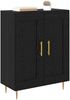 vidaXL Sideboard Schwarz Eichen-Optik 69,5 x 34 x 90 cm 881596 Bild 3