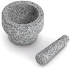 ZELLER 24523 Mörser und Stößel-Set 14 x 10 cm Granit, grau Bild 2