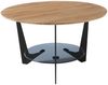 Couchtisch Cadiz - Eiche / Glas Bild 2