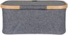 House Nordic Korb, Bambus/Textil, dunkelgrau, 38x26x16 cm Bild 3