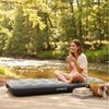 Avenli Luftmatratze Camping für 1 Person mit Fußpumpe 191 x 73 x 22 cm Single-Size, (Luftbett einfach aufblasbar mit integrierter Luftpumpe, 1-St, für Indoor und Outdoor mit beflockter Oberfläche), Ideal als Reisebett oder Isomatte Bild 2