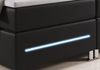 Boxspringbett Sejour mit LED 180x200 Schwarz H4 (100kg+) Bild 4