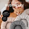 Lumaland Katzenbett Cord 60x20cm grau vakuumiert Bild 5