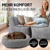 Lumaland Katzenbett Cord 60x20cm grau vakuumiert Bild 3