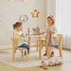 AIYAPLAY Kindersitzgruppe Tragfähigkeit bis zu 80 kg, (Kindermöbel, 5-tlg, 5-teiliges Set mit Tisch und Stühlen), für Kinder von 3-8 Jahren, Mehrfarbig Bild 2